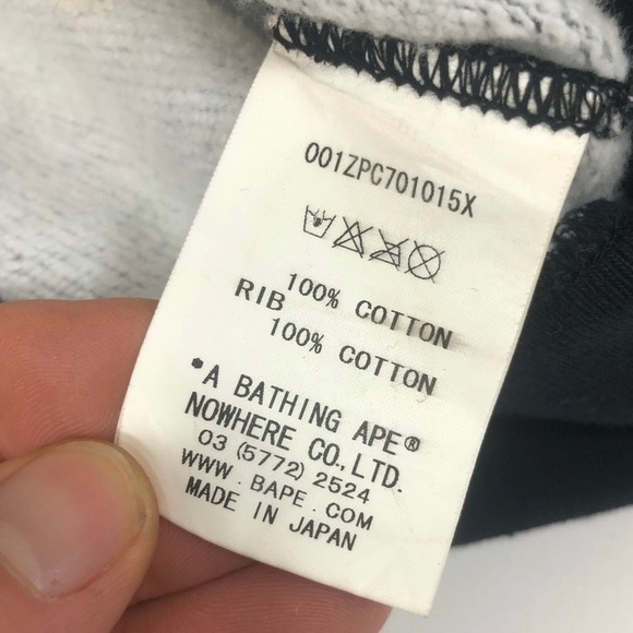 OG bape - holographic shark full zip hoodie - Picture 6 of 8